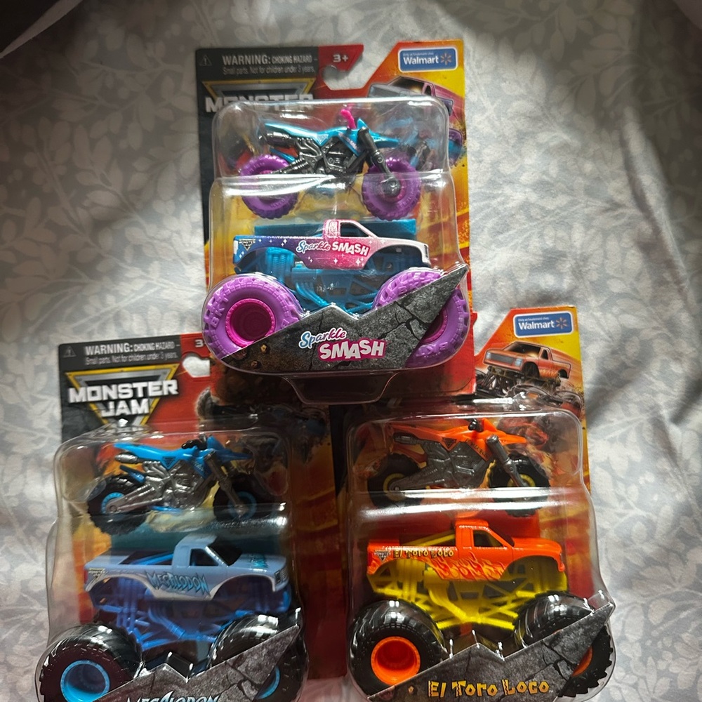 Monster Jam Truck & Dirt Bike sets